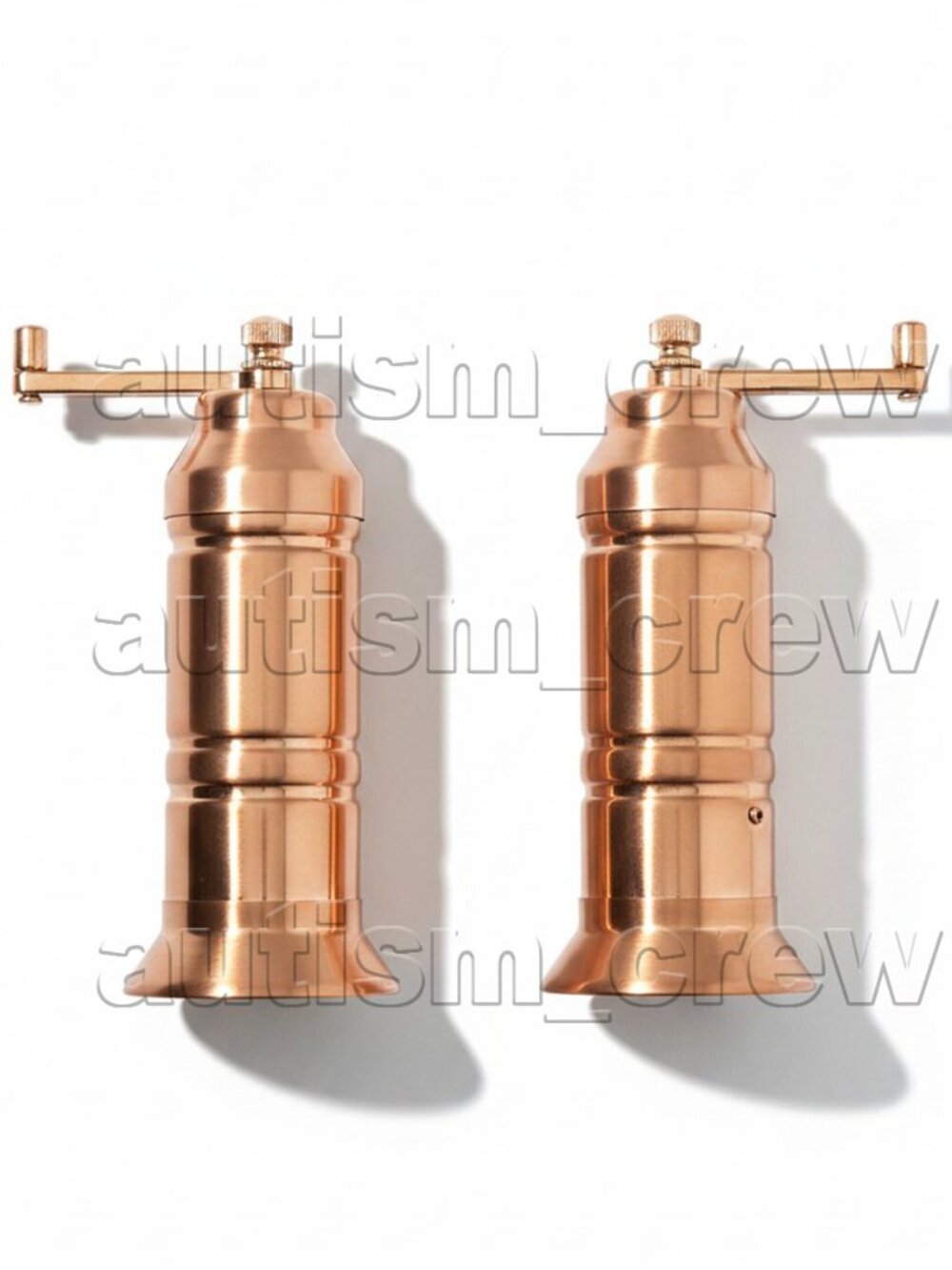 2/$30 💥🆕 Hearth & Hand Copper Finish Salt & Pepper Crank Grinder Set | 7058 - Picture 2 of 4